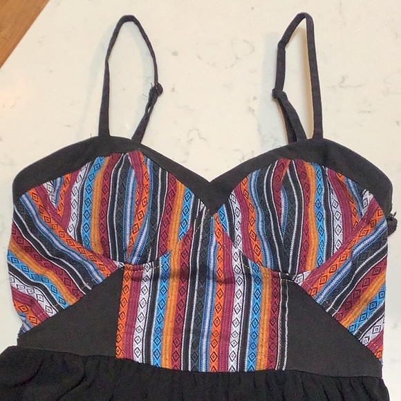 Black Sundress with Bustier - Picture 5 of 6